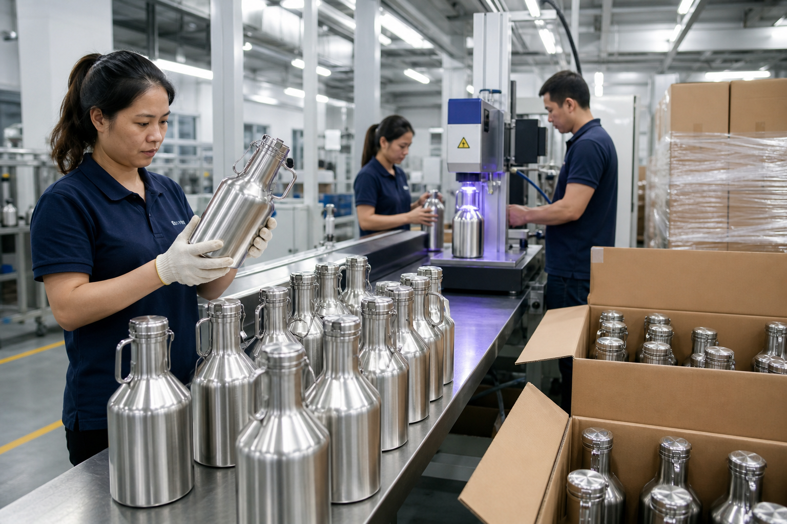 Factory Growler Buyer Guide: How to Source Custom Drinkware from China